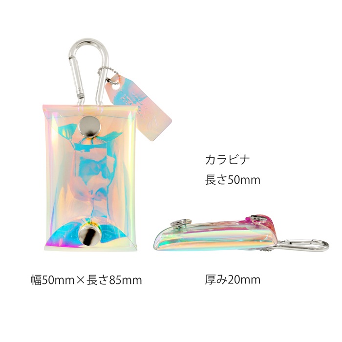 2BRO.オリジナルクリアマルチケース カラビナ付き 2BRO.オリジナルクリアマルチケース カラビナ付き クリアマルチ