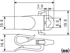 ���ȥ�åץ���å� ����Τ� ��8mmɳ����NC-7XD �֥�å������졼 1,000������