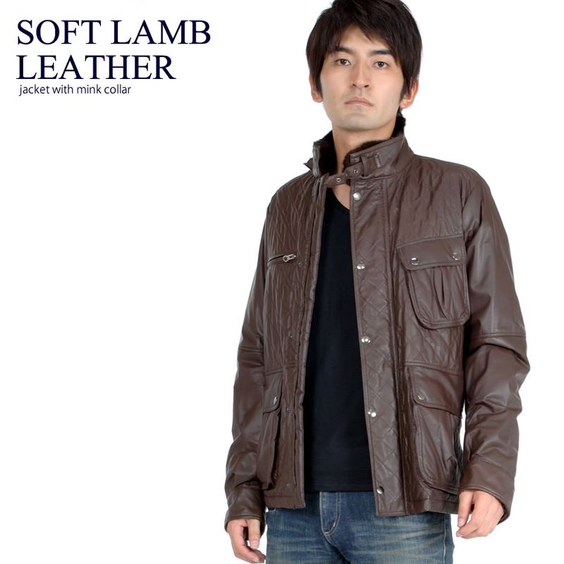 メンズレザー ソフトラムジャケット 送料無料!! メンズ 紳士用 レザー 革 毛皮・ファー 女性用 レデイース プレゼント ギフト ミセス ファッション(mzr1275)