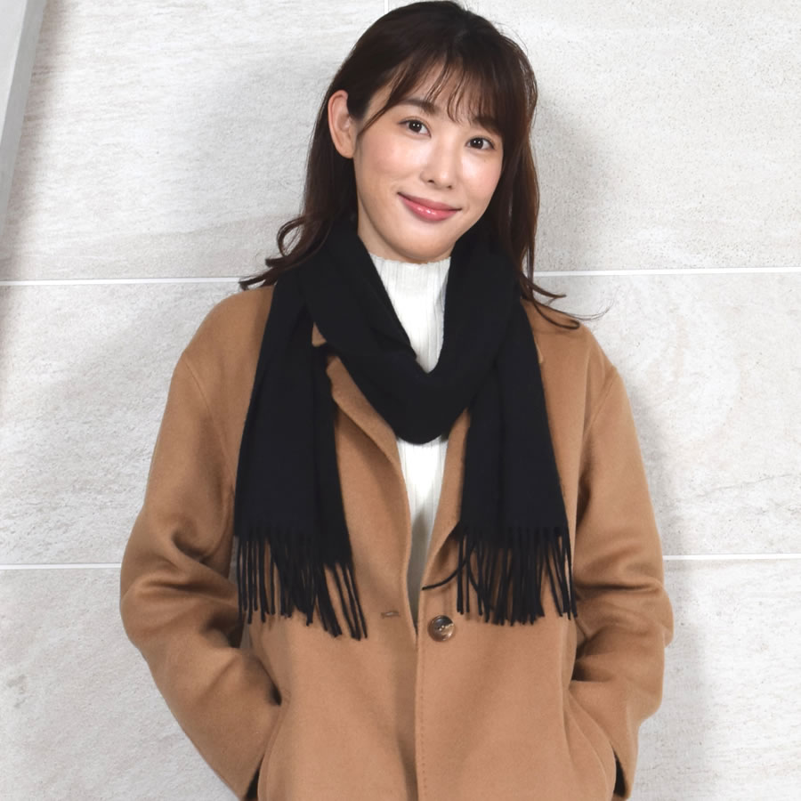 【名入れ刺繍対応】カシミヤ100%マフラー レディース  カシミア マフラー   厚手 無地 シンプル 誕生日 秋 冬 母 女性 ブランド クリスマス ギフト プレゼント