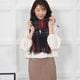 【公式限定名入れ刺繍無料】カシミヤ100％ ストール 大判 チェック 柄ストール【200cm×60cm】カシミア チェックストール  秋冬 厚手 マフラー クリスマス ギフト