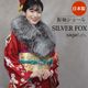 成人式 ショール フォックス 着物 和装 振袖 SAGA シルバー フォックス 白 ホワイト ショール ストールレディース 毛皮 ファー ファーストール 結婚式 成人式 晴れ着 和服 フォックスファーショール(化粧箱付き) (fs9011s)