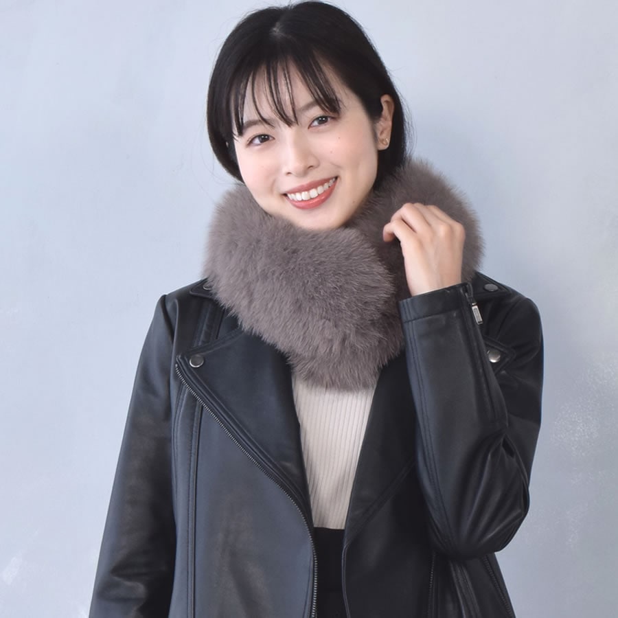 ファーマフラー SAGA フォックス クリップ付 フォックスマフラー レデイース 結婚式 サガフォックス プレゼント ギフト ファー小物 レディース ファー マフラー カラー テペット 毛皮 リアルファー ミセス ファッション(ff4010)