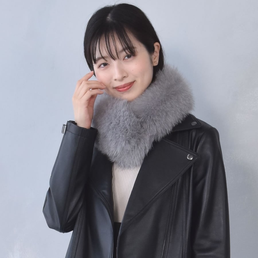 ファーマフラー SAGA フォックス クリップ付 フォックスマフラー レデイース 結婚式 サガフォックス プレゼント ギフト ファー小物 レディース ファー マフラー カラー テペット 毛皮 リアルファー ミセス ファッション(ff4010)