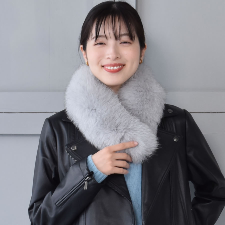 ファーマフラー SAGA フォックス クリップ付 フォックスマフラー レデイース 結婚式 サガフォックス プレゼント ギフト ファー小物 レディース ファー マフラー カラー テペット 毛皮 リアルファー ミセス ファッション(ff4010)