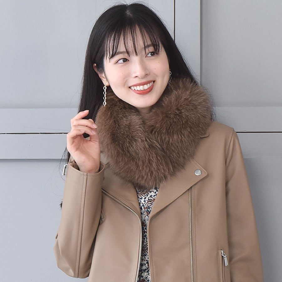 ファーマフラー SAGA フォックス クリップ付 フォックスマフラー レデイース 結婚式 サガフォックス プレゼント ギフト ファー小物 レディース ファー マフラー カラー テペット 毛皮 リアルファー ミセス ファッション(ff4010)