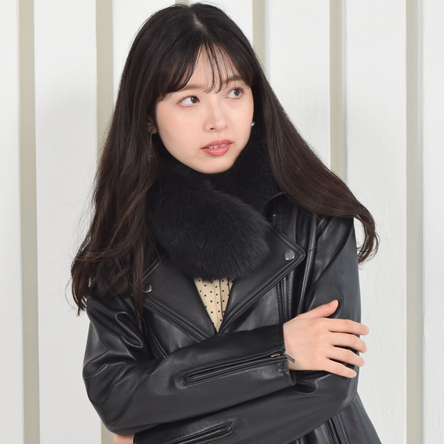 ファーマフラー SAGA フォックス クリップ付 フォックスマフラー レデイース 結婚式 サガフォックス プレゼント ギフト ファー小物 レディース ファー マフラー カラー テペット 毛皮 リアルファー ミセス ファッション(ff4010)