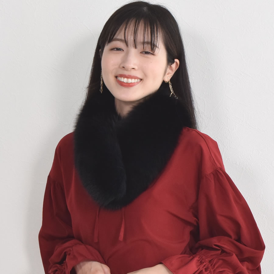ファーマフラー SAGA フォックス クリップ付 フォックスマフラー レデイース 結婚式 サガフォックス プレゼント ギフト ファー小物 レディース ファー マフラー カラー テペット 毛皮 リアルファー ミセス ファッション(ff4010)