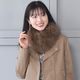 ファーマフラー SAGA フォックス クリップ付 フォックスマフラー レデイース 結婚式 サガフォックス プレゼント ギフト ファー小物 レディース ファー マフラー カラー テペット 毛皮 リアルファー ミセス ファッション(ff4010)