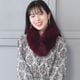 ファーマフラー SAGA フォックス クリップ付 フォックスマフラー レデイース 結婚式 サガフォックス プレゼント ギフト ファー小物 レディース ファー マフラー カラー テペット 毛皮 リアルファー ミセス ファッション(ff4010)