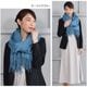 【名入れ刺繍対応】カシミヤ100％ ストール 厚手  大判タイプ 名入れ 刺繍【200cm×70cm 350グラム】レディース ストール カシミヤ カシミアストール 無地 単色 クリスマス 秋冬  レディースマフラー  プレゼント ギフト (cs0055)