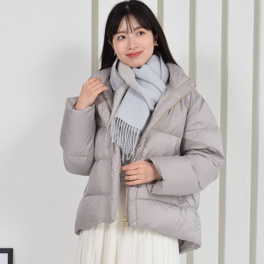 【名入れ刺繍対応】カシミヤ混 マフラー  チェック柄 リバーシブル 両面 カシミヤ混 マフラー 手洗いレディース 秋 冬 ラッピング プレゼント 母の日 ギフト クリスマス マフラー カシミア カシミヤストール(cw6062)