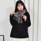 【名入れ刺繍対応】カシミヤ混 マフラー  チェック柄 リバーシブル 両面 カシミヤ混 マフラー 手洗いレディース 秋 冬 ラッピング プレゼント 母の日 ギフト クリスマス マフラー カシミア カシミヤストール(cw6062)