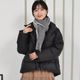 【名入れ刺繍対応】カシミヤ混 マフラー  チェック柄 リバーシブル 両面 カシミヤ混 マフラー 手洗いレディース 秋 冬 ラッピング プレゼント 母の日 ギフト クリスマス マフラー カシミア カシミヤストール(cw6062)