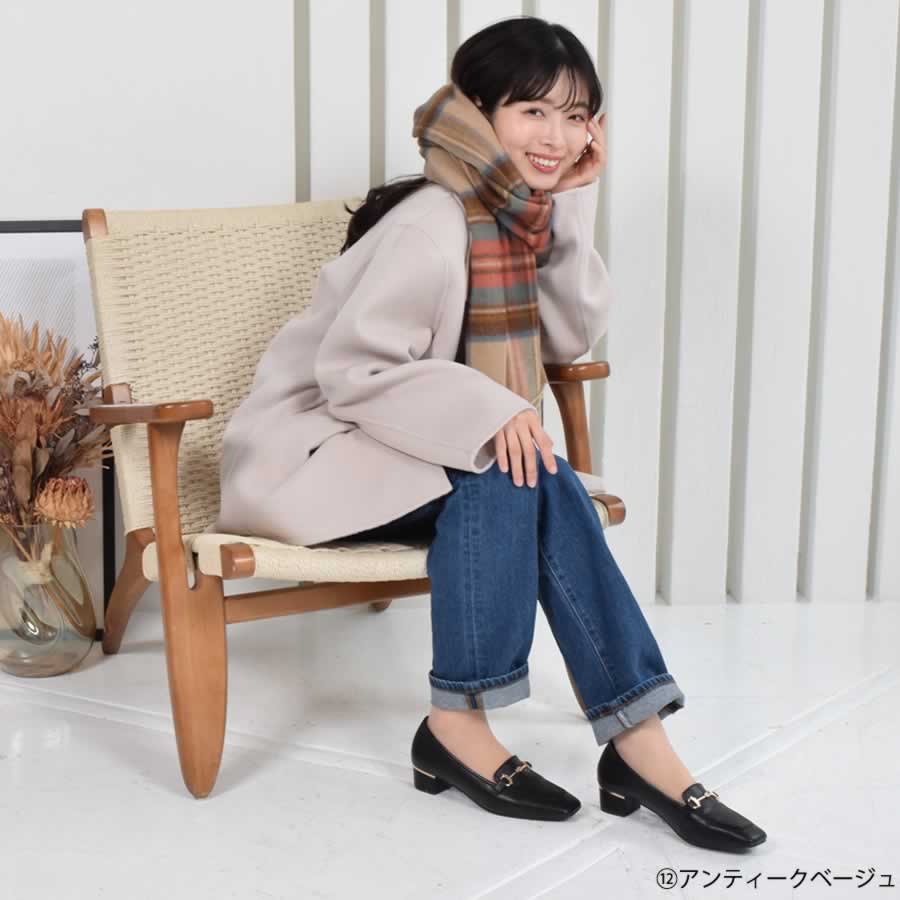 【公式限定名入れ刺繍無料】カシミヤ混ストール チェック柄 大判 ウールストール   手洗い  レディース 秋 冬 ラッピング プレゼント 母の日 ギフト クリスマス マフラー カシミア カシミヤストール (cw2466)