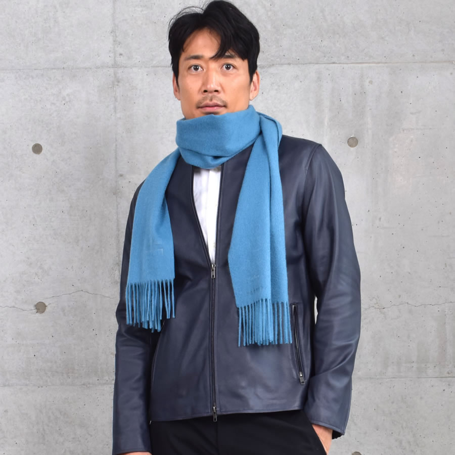 【名入れ刺繍】カシミヤ  マフラー メンズ カシミア マフラー   名前 ネーム刺繍   厚手 無地 シンプル 誕生日 秋 冬  男性 ブランド クリスマス ギフト プレゼントスーツ プレゼント(cs0099m)