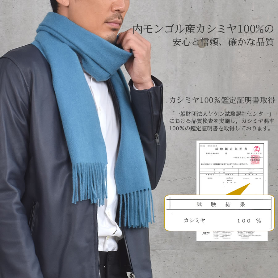 【名入れ刺繍対応】カシミヤ  マフラー メンズ カシミア マフラー   名前 ネーム刺繍   厚手 無地 シンプル 誕生日 秋 冬  男性 ブランド クリスマス ギフト プレゼントスーツ プレゼント(cs0099m)