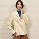 ラム レザー リバシブル ジャケット テーラード タイプ [MONCADA]レザー 革 毛皮・ファー 女性用 レデイース プレゼント ギフト ミセス ファッション(la4961)