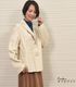 ラム レザー リバシブル ジャケット テーラード タイプ [MONCADA]レザー 革 毛皮・ファー 女性用 レデイース プレゼント ギフト ミセス ファッション(la4961)
