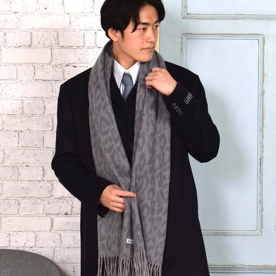 【公式限定名入れ刺繍無料】カシミヤ 100％ ストール 大判 チェック柄ストール 敬老の日【名入れ刺繍】【200cm×60cm】カシミヤストール カシミアストール チェック柄 チェックストール 秋冬 厚手 マフラー メンズマフラー ギフト クリスマス(cs1066m)