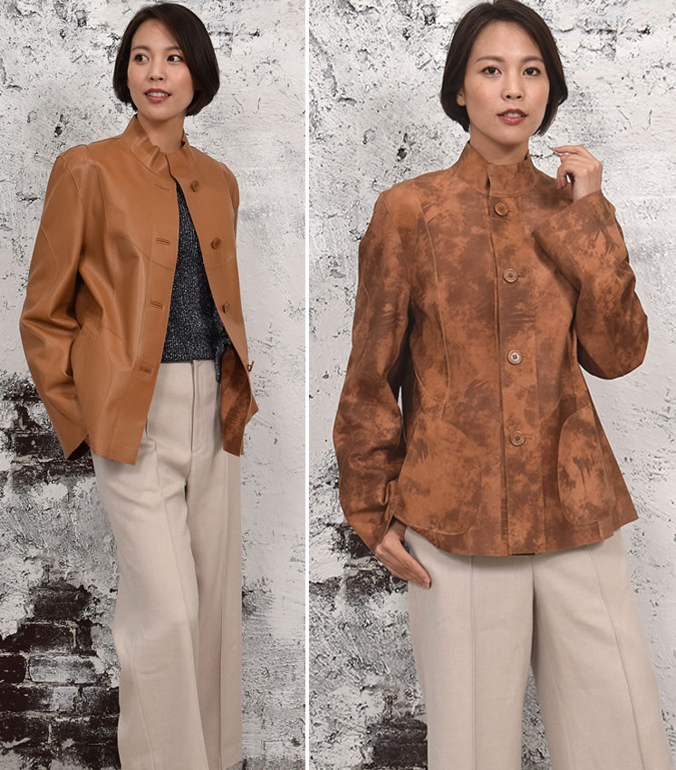 レザーリバシブルジャケット  レザー 革 毛皮・ファー 女性用 レデイース プレゼント ギフト ミセス ファッション(la4962)