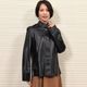 レザーリバシブルジャケット  レザー 革 毛皮・ファー 女性用 レデイース プレゼント ギフト ミセス ファッション(la4962)