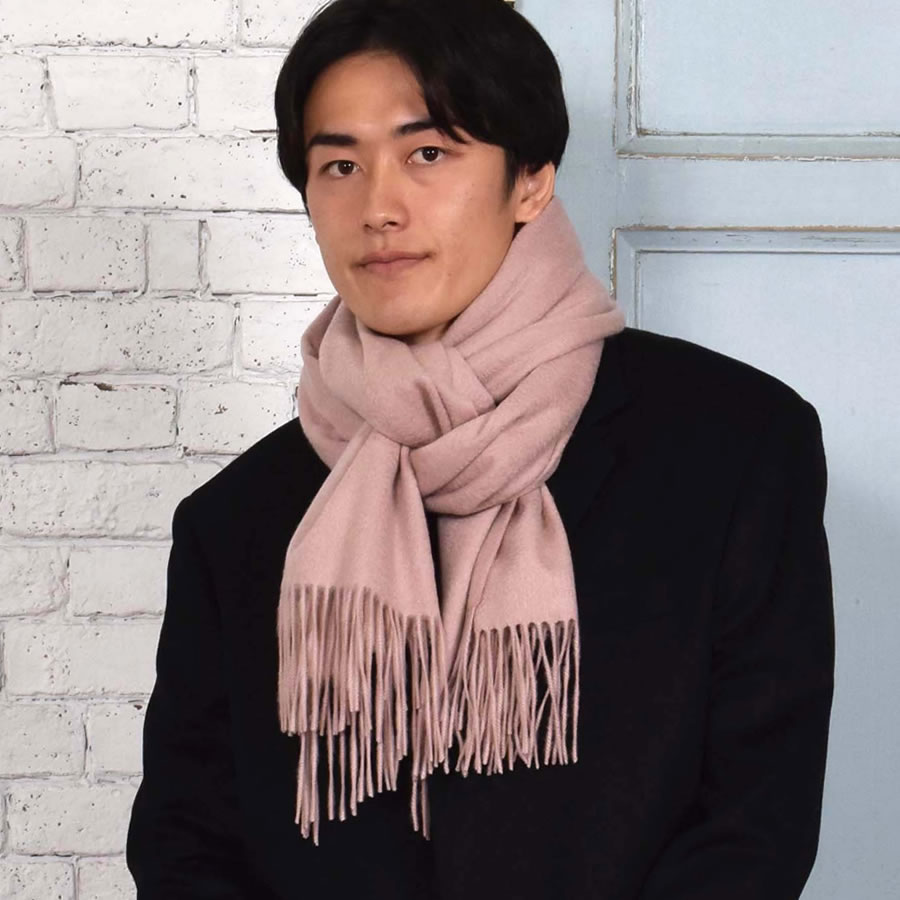 カシミヤストール カシミヤ 100％ ストール 名入れ 刺繍 メンズ  カシミア 大判 ストール 無地 単色 女性 秋冬 厚手 マフラー メンズマフラー  プレゼント ギフト 大判ストール(有料イニシャル刺繍)(cs0077m)