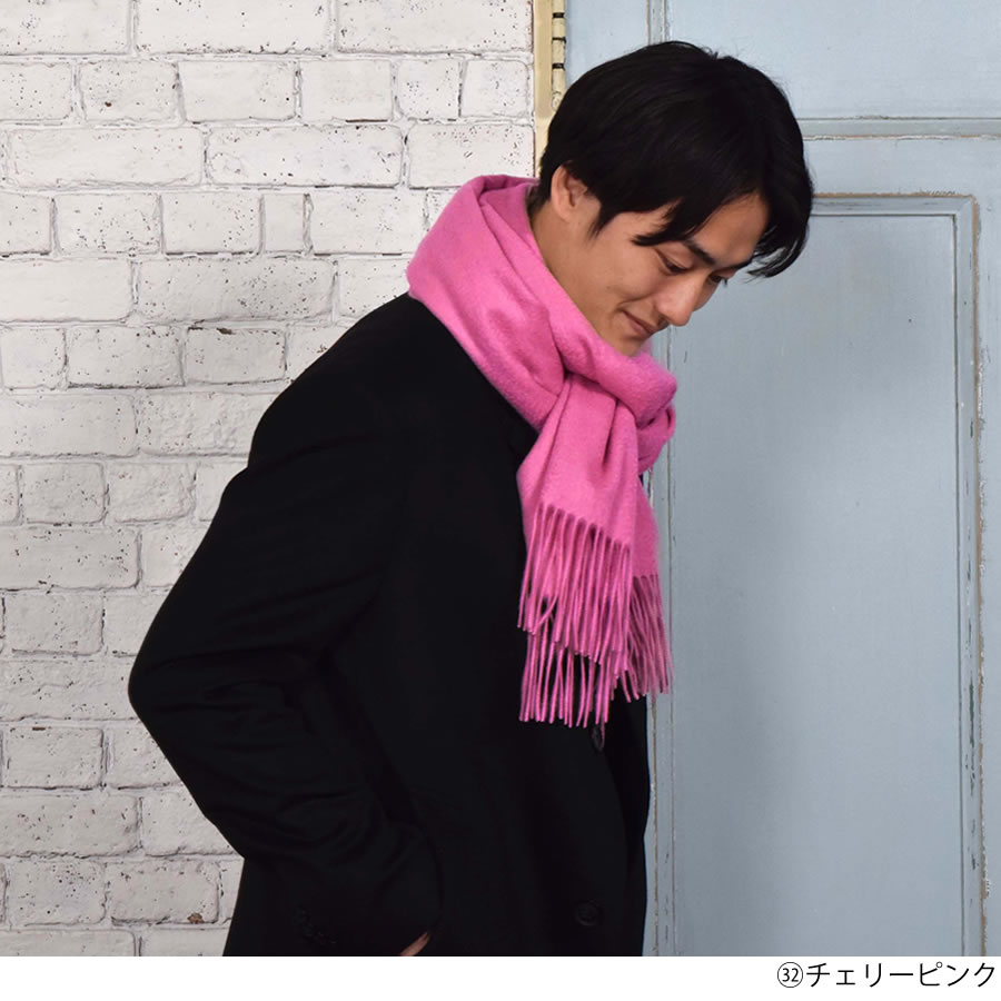 【公式限定名入れ刺繍無料】カシミヤストール カシミヤ 100％ ストール 名入れ 刺繍 メンズ  カシミア 大判 ストール 無地 単色 女性 秋冬 厚手 マフラー メンズマフラー  プレゼント ギフト 大判ストール(有料イニシャル刺繍)(cs0077m)
