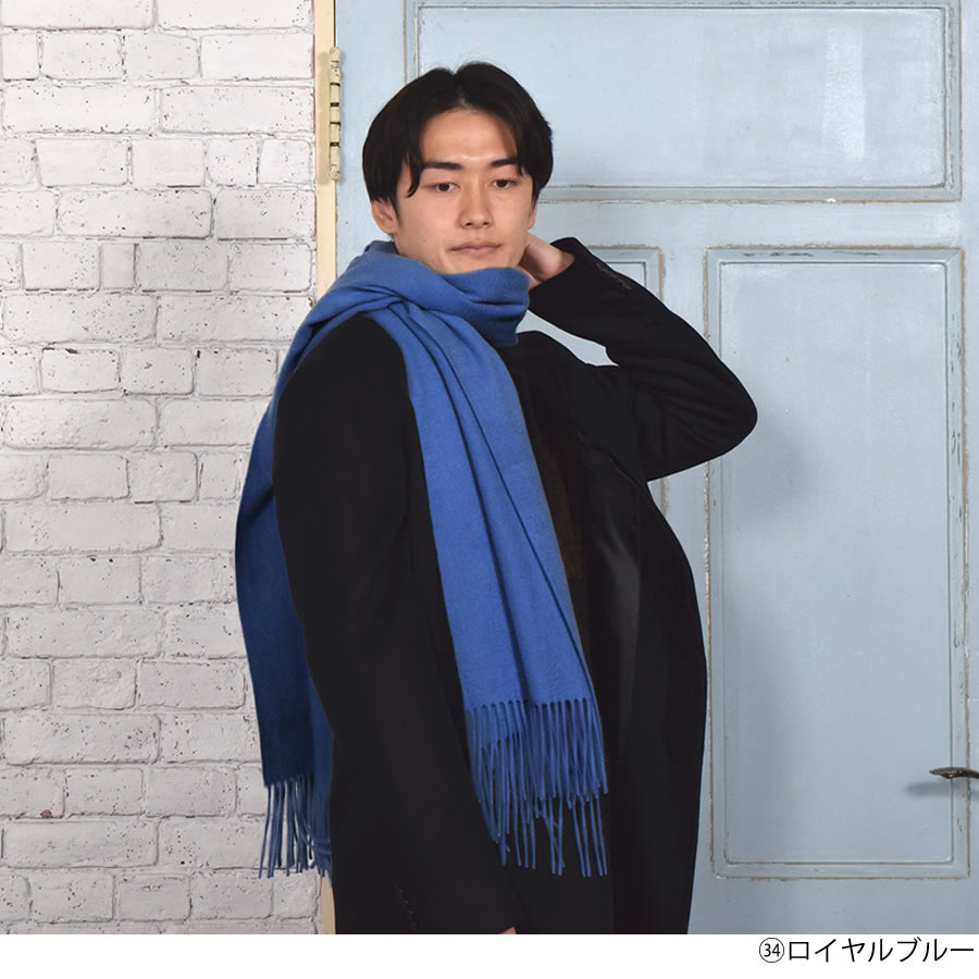 【公式限定名入れ刺繍無料】カシミヤストール カシミヤ 100％ ストール 名入れ 刺繍 メンズ  カシミア 大判 ストール 無地 単色 女性 秋冬 厚手 マフラー メンズマフラー  プレゼント ギフト 大判ストール(有料イニシャル刺繍)(cs0077m)