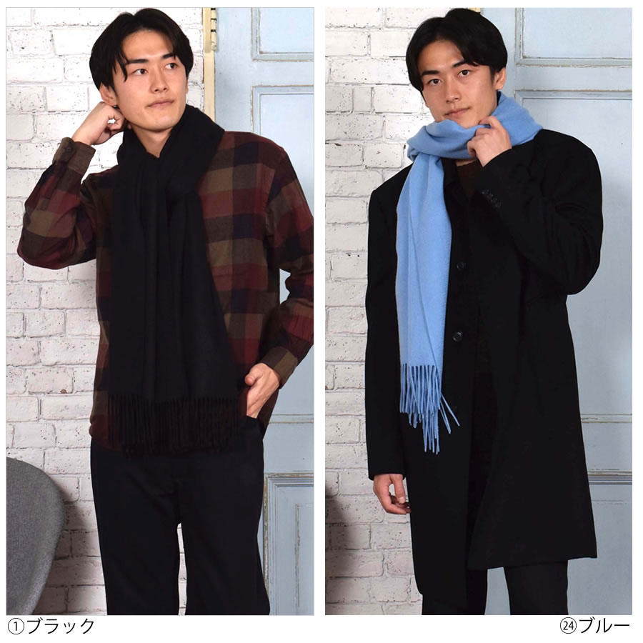 【公式限定名入れ刺繍無料】カシミヤストール カシミヤ 100％ ストール 名入れ 刺繍 メンズ  カシミア 大判 ストール 無地 単色 女性 秋冬 厚手 マフラー メンズマフラー  プレゼント ギフト 大判ストール(有料イニシャル刺繍)(cs0077m)