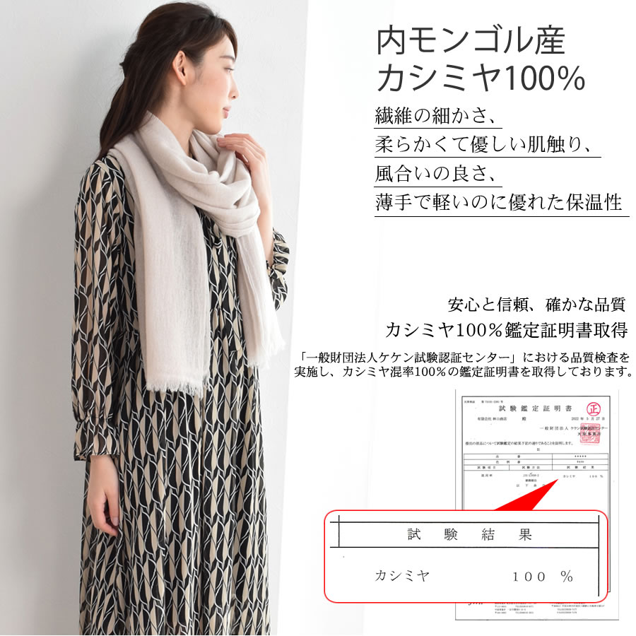 カシミヤ ストール 生カシミヤ ストール 薄手 カシミヤ100% カシミア ストール アルバス 大判 ショール  紫外線対策 UV対策 冷房対策 クリスマス ギフト プレゼント レディース 春夏 秋冬 (cs5088)