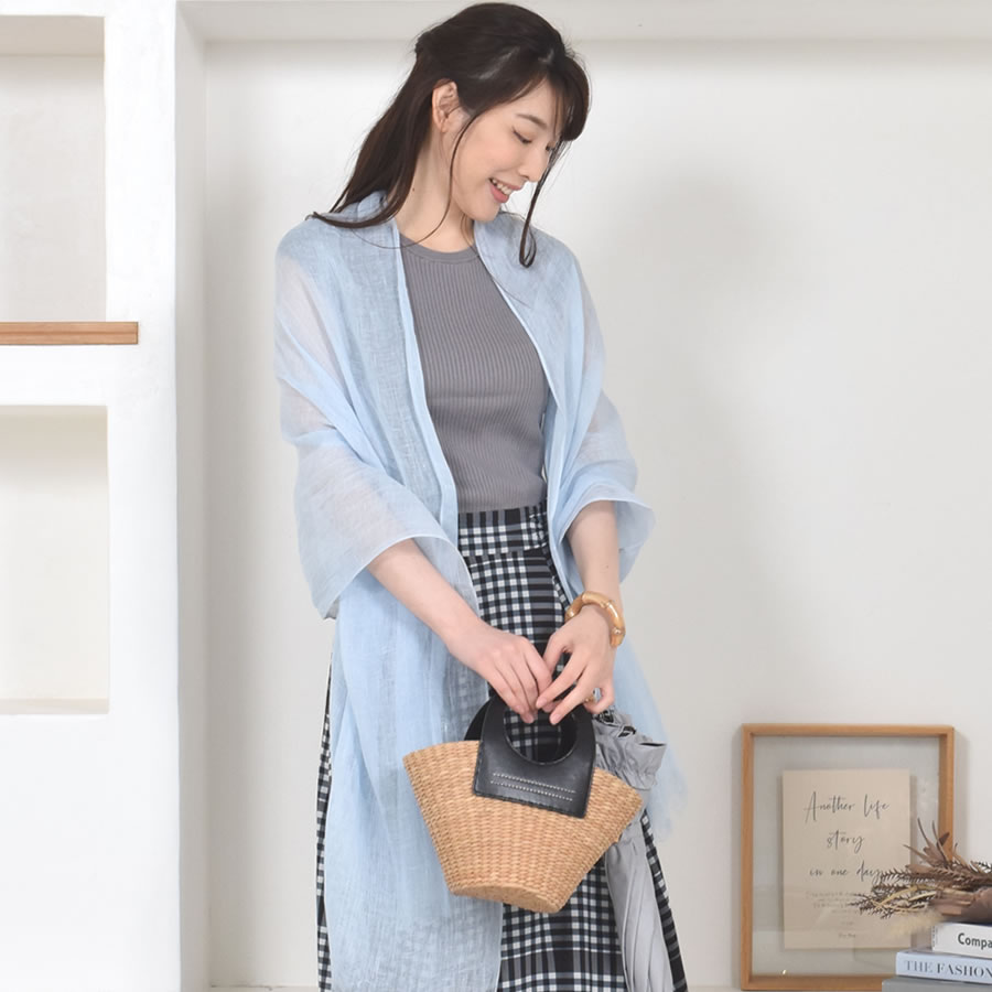 リネン 大判 ストール 春 レディース Merfirge 【70cm×200cm】 麻 無地 洗える ストール リネンストール リネン100% 麻ストール 紫外線対策 UV対策 冷房対策 おしゃれ ギフト プレゼント レディース 春夏 (ls5100)