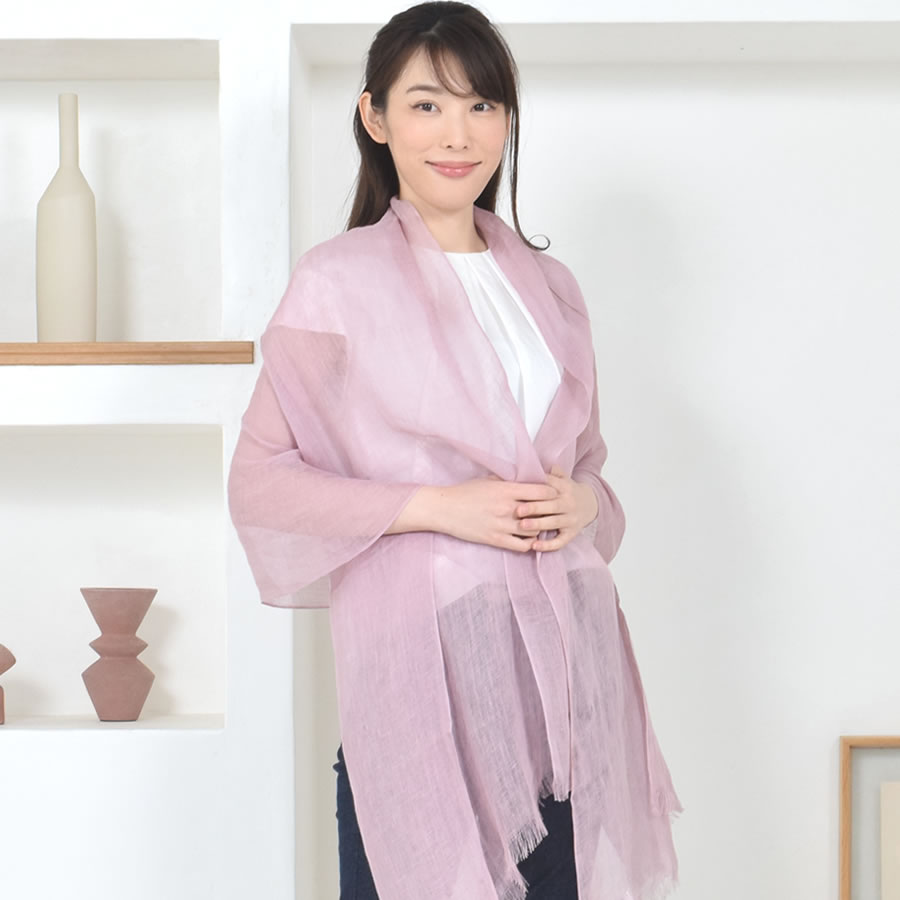 リネン 大判 ストール 春 レディース Merfirge 【70cm×200cm】 麻 無地 洗える ストール リネンストール リネン100% 麻ストール 紫外線対策 UV対策 冷房対策 おしゃれ ギフト プレゼント レディース 春夏 (ls5100)