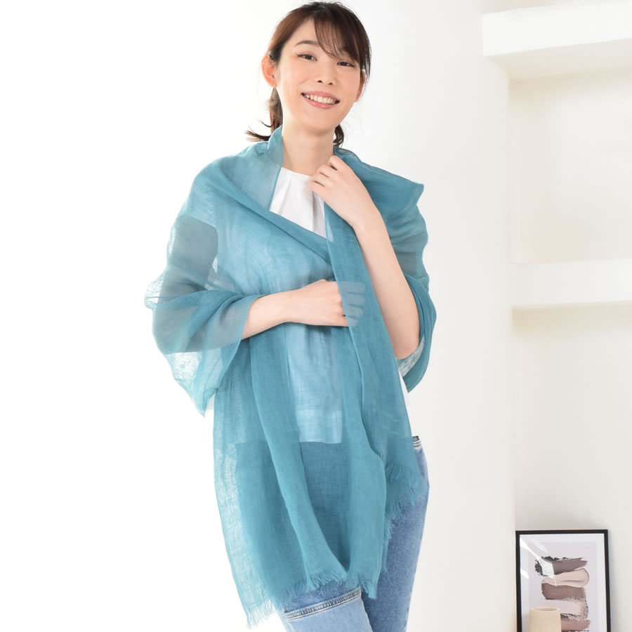 リネン 大判 ストール 春 レディース Merfirge 【70cm×200cm】 麻 無地 洗える ストール リネンストール リネン100% 麻ストール 紫外線対策 UV対策 冷房対策 おしゃれ ギフト プレゼント レディース 春夏 (ls5100)