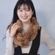レッキス ラビット スヌード ファースヌード レディース 冬 防寒具 マフラー 毛皮 ファーマフラー スカーフ snood レディス ミセス ファッション(FM3608)