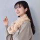 レッキス ラビット スヌード ファースヌード レディース 冬 防寒具 マフラー 毛皮 ファーマフラー スカーフ snood レディス ミセス ファッション(FM3608)