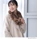 レッキス ラビット スヌード ファースヌード レディース 冬 防寒具 マフラー 毛皮 ファーマフラー スカーフ snood レディス ミセス ファッション(FM3608)