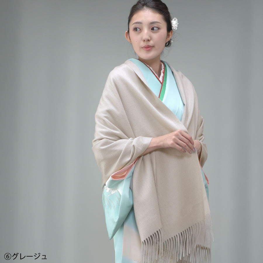 【名入れ刺繍対応】カシミヤ 100% ストール 和装 カシミヤ カシミア  ストール  名入れ刺繍 ショール スカーフ マフラー ウィメンズ ladies レディス メンズ 大判 厚手 和装 着物 結婚式 パーティ 二次会 クリスマス ギフト(cs0077w)