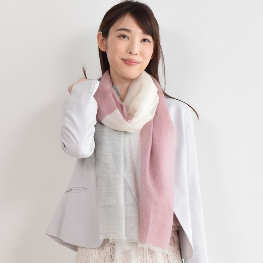 [Merfirge] カシミヤ 100％ 薄手 ストール カシミヤ カシミア 薄手 大判 ショール ガーゼ 紫外線対策 UV対策 冷房対策 おしゃれ ギフト プレゼント レディース 春 夏 秋 (cs0019)
