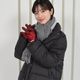 【名入れ刺繍対応】ギフトセット カシミヤ混 リバーシブル マフラー ＆  手袋  ギフト セット  【名入れ刺繍対応】[Merfirge]  グローブ スマホ対応  クリスマス ギフト プレゼント(xs2437)