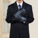 ハリスツイード グローブ 手袋  [Merfirge]Harris Tweed 本革 ラム革 レザー グローブ タッチパネル対応 スマホ対応 スマホ手袋 ウール メンズ クリスマス ギフト (HT2305)