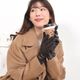 [Merfirge]エチオピアシープ レザー グローブ 手袋  本革  グローブ 手袋 タッチパネル対応 スマホ対応 スマホ手袋 レディース   プレゼントクリスマスギフト (lg1506)