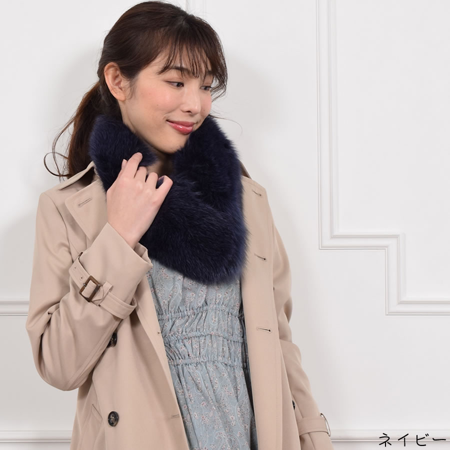 日本製 SAGAフォックスマフラーファー ファーマフラー マフラー 毛皮・ファー 女性用 レデイース プレゼント ギフト フォックスマフラー 結婚式 ミセス ファッション (f5010)