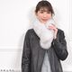 日本製 SAGAフォックスマフラーファー ファーマフラー マフラー 毛皮・ファー 女性用 レデイース プレゼント ギフト フォックスマフラー 結婚式 ミセス ファッション (f5010)