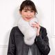 日本製 SAGAフォックスマフラーファー ファーマフラー マフラー 毛皮・ファー 女性用 レデイース プレゼント ギフト フォックスマフラー 結婚式 ミセス ファッション (f5010)