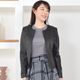 レザージャケット[Merfirge] ラム レザー ノーカラージャケット レディス 結婚式 レザー プレゼント 本革 本皮  ライダースジヤケット