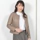 レザージャケット[Merfirge] ラム レザー ノーカラージャケット レディス 結婚式 レザー プレゼント 本革 本皮  ライダースジヤケット