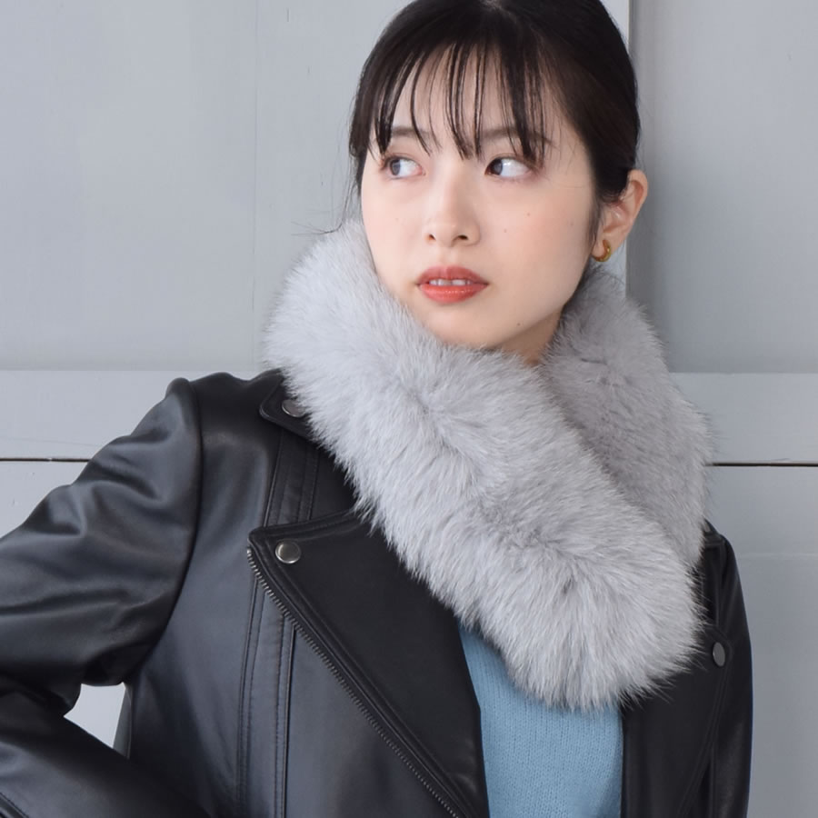 訳ありアウトレット ファー マフラー SAGA フォックス マフラークリップ付 マフラ- 結婚式 フォックス サガフォックス 毛皮・ファー プレゼント ギフト フォックスマフラー 結婚式 ミセス ファッション(FF4090)