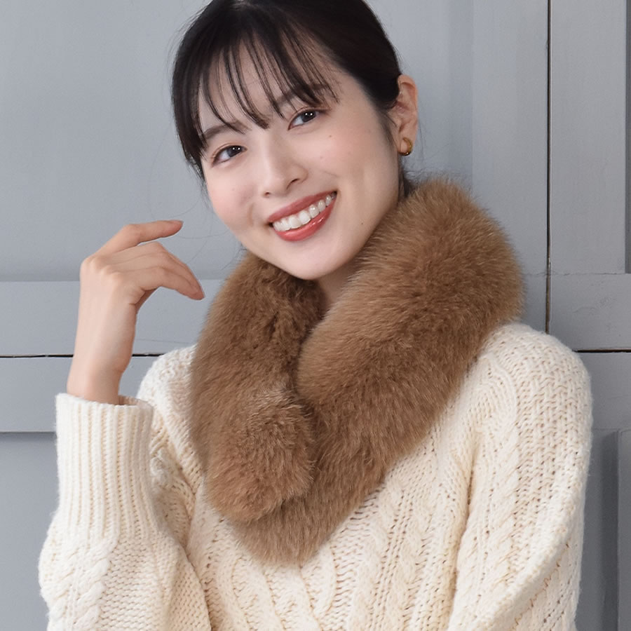 訳ありアウトレット ファー マフラー SAGA フォックス マフラークリップ付 マフラ- 結婚式 フォックス サガフォックス 毛皮・ファー プレゼント ギフト フォックスマフラー 結婚式 ミセス ファッション(FF4090)