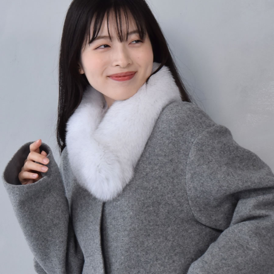 訳ありアウトレット ファー マフラー SAGA フォックス マフラークリップ付 マフラ- 結婚式 フォックス サガフォックス 毛皮・ファー プレゼント ギフト フォックスマフラー 結婚式 ミセス ファッション(FF4090)